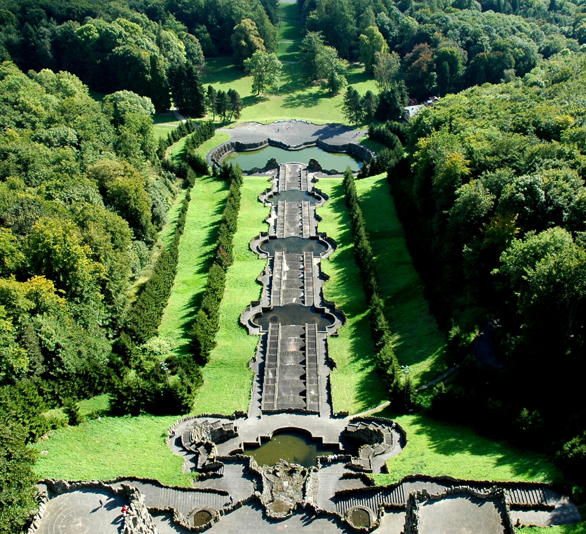 Cascades at Berpark Wilhelmshöhe